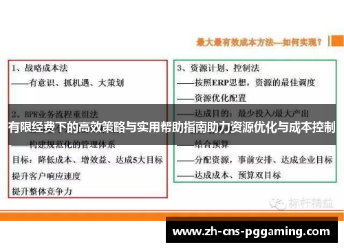 有限经费下的高效策略与实用帮助指南助力资源优化与成本控制
